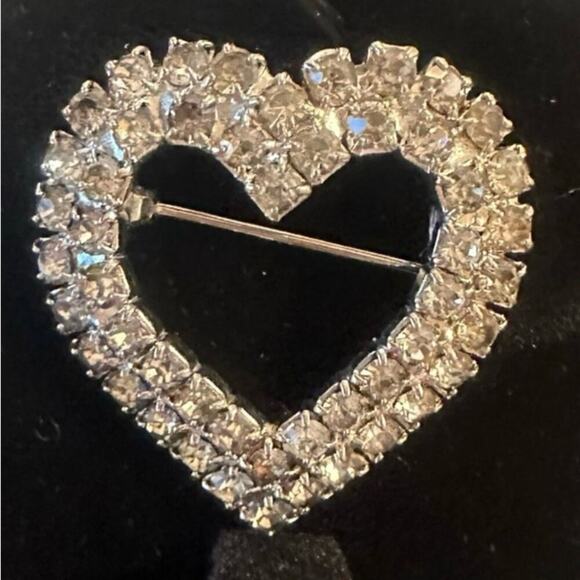 Heart Brooch Vintage - Picture 1 of 4